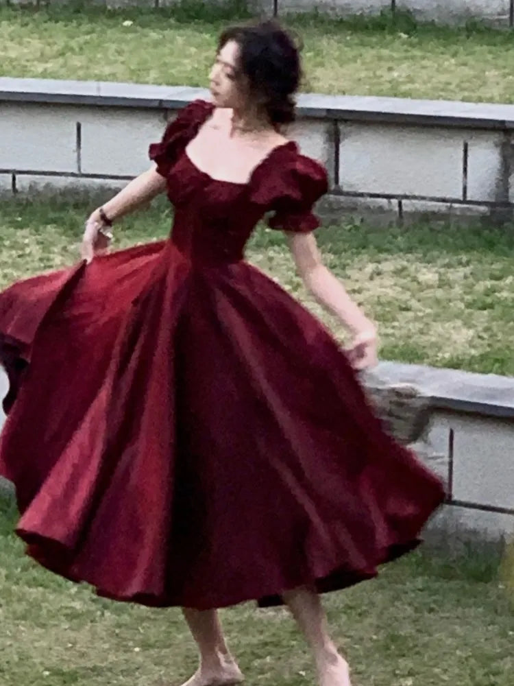 Women's french vintage dress