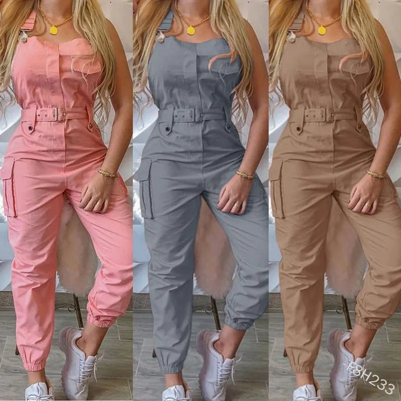 Alternate view: Women's sleeveless jumpsuit