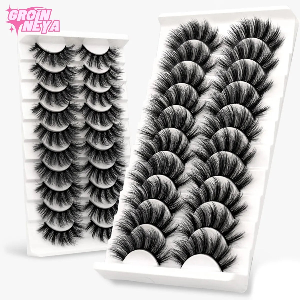 Unisex fluttery flirts: 3D mink lashes for dramatic lashes