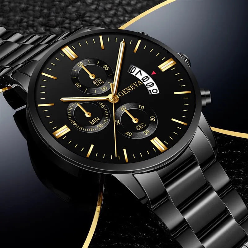 Classic business watch with date - view 6