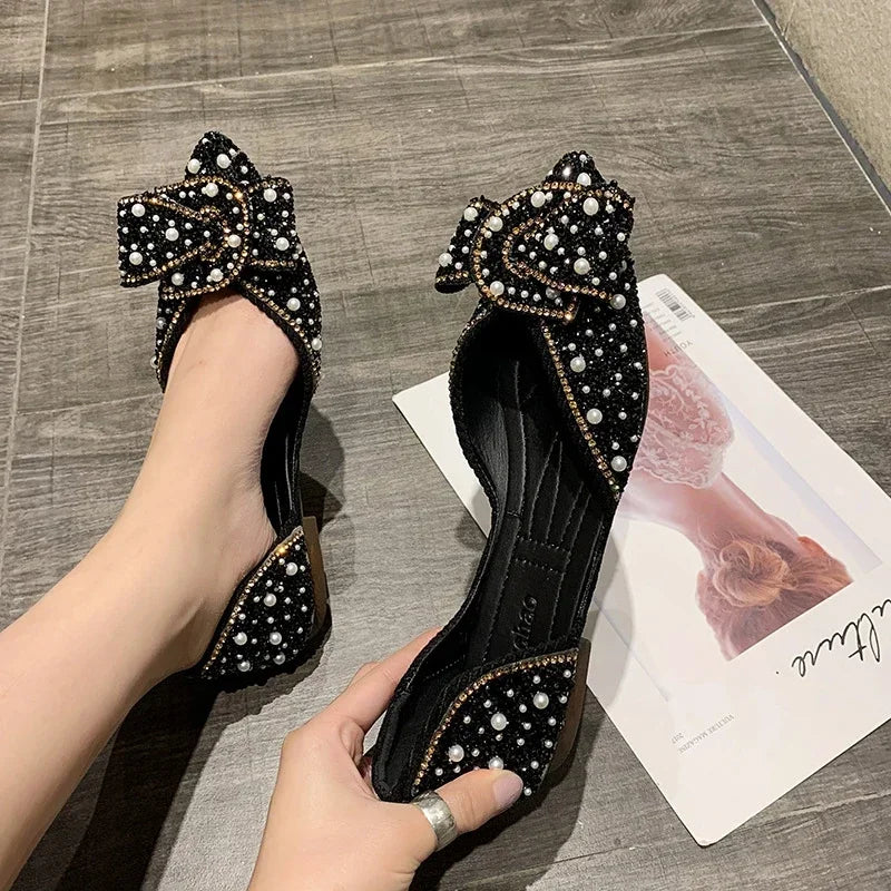 Alternate view: Women's pointed toe flat loafers