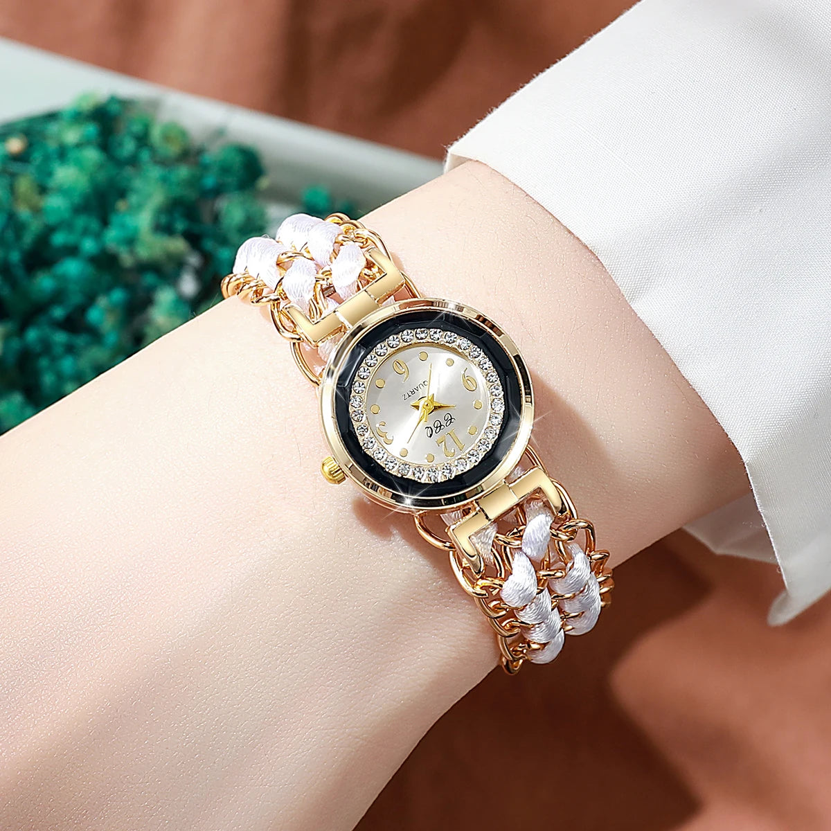 Braided rope bracelet watch - view 5