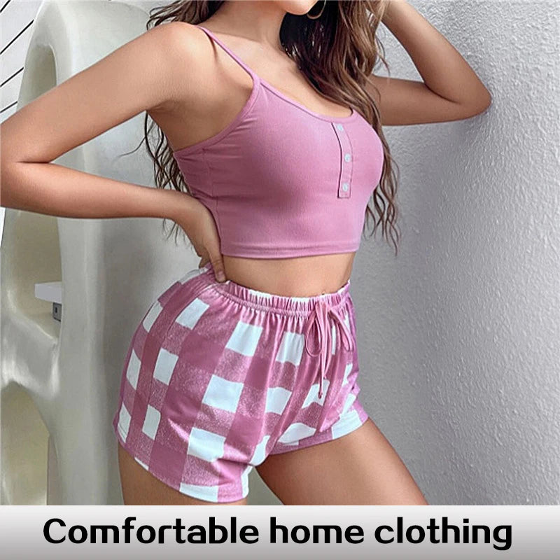 Alternate view: Women's cami & shorts