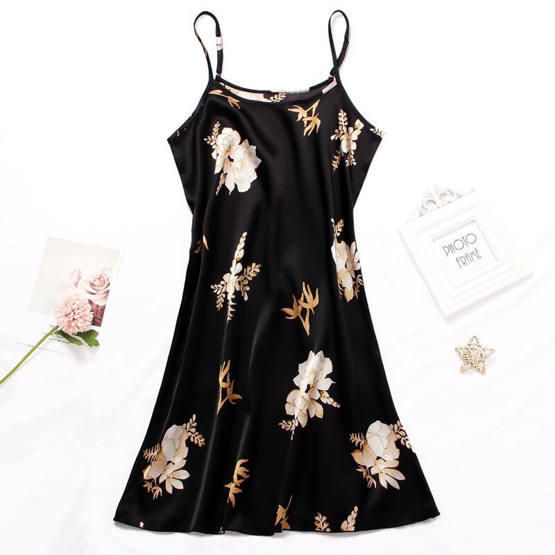 Alternate view: Women's black nightshirt
