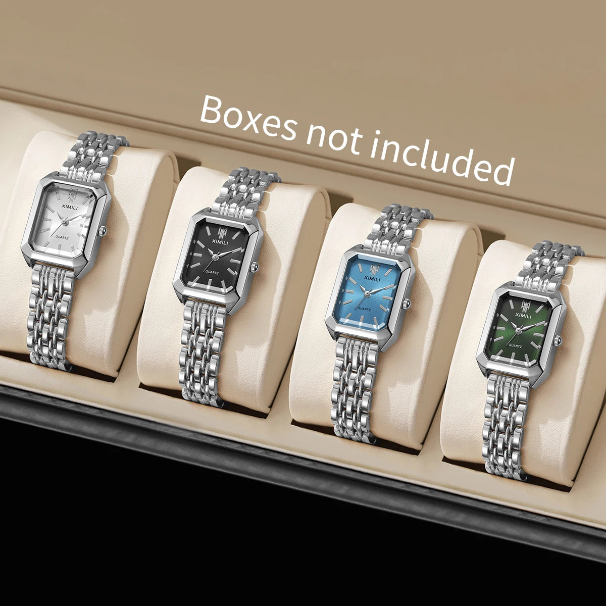 Women's rectangle bracelet watch - view 6