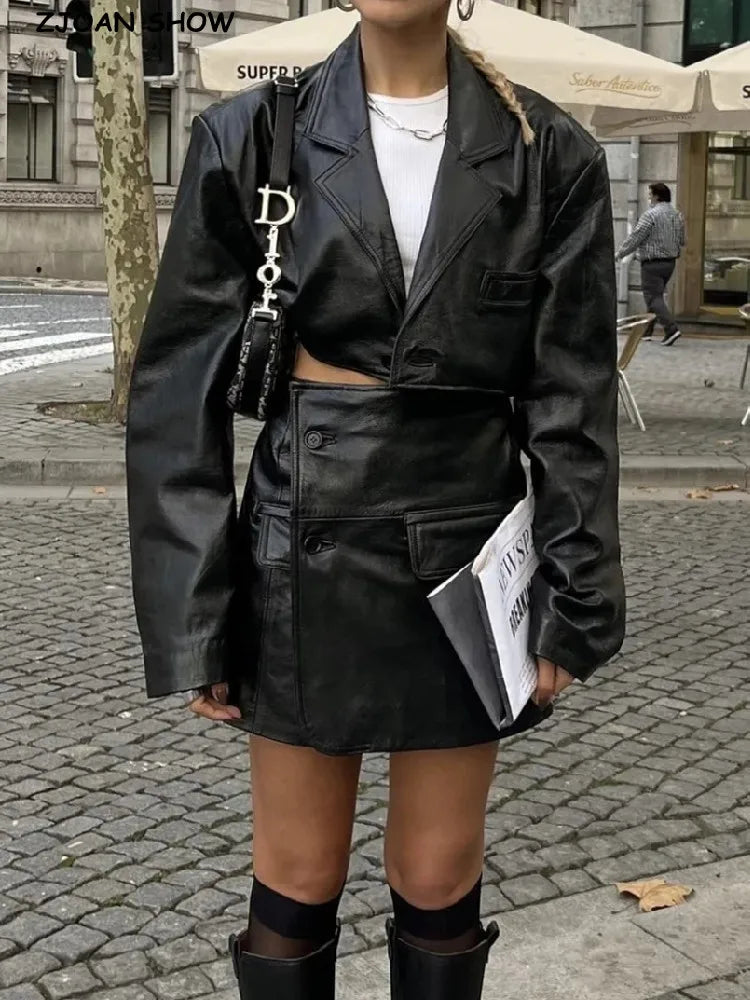 Women's fierce & chic: 2-Piece blazer & skirt set