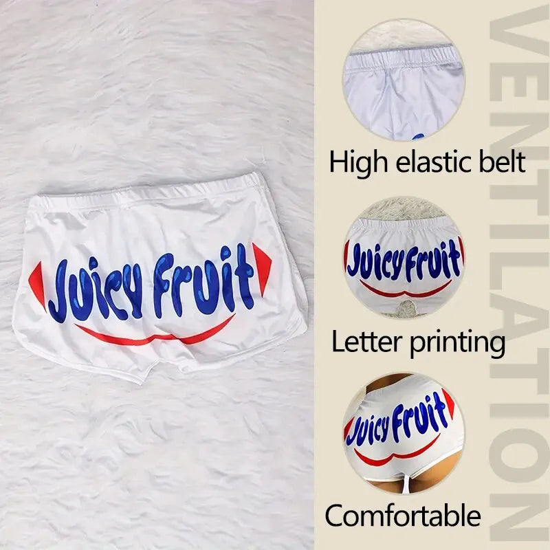 Alternate view: Women's emoji print shorts