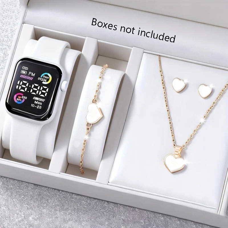 Digital watch and jewelry gift set - view 5