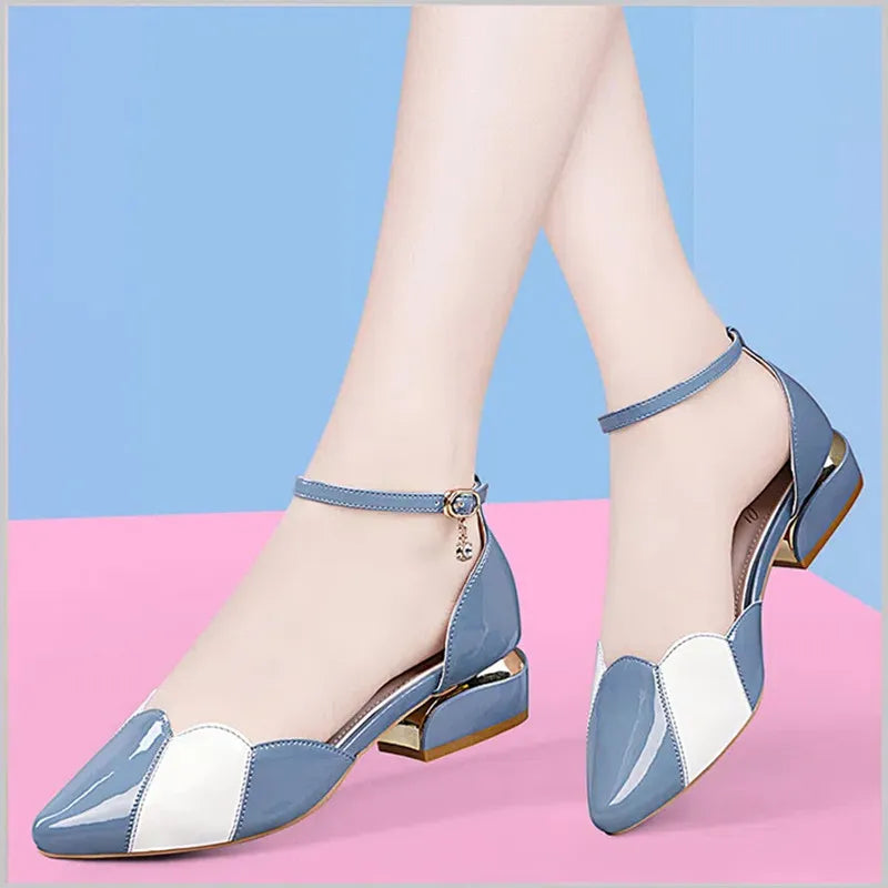 Women's lace up high heels