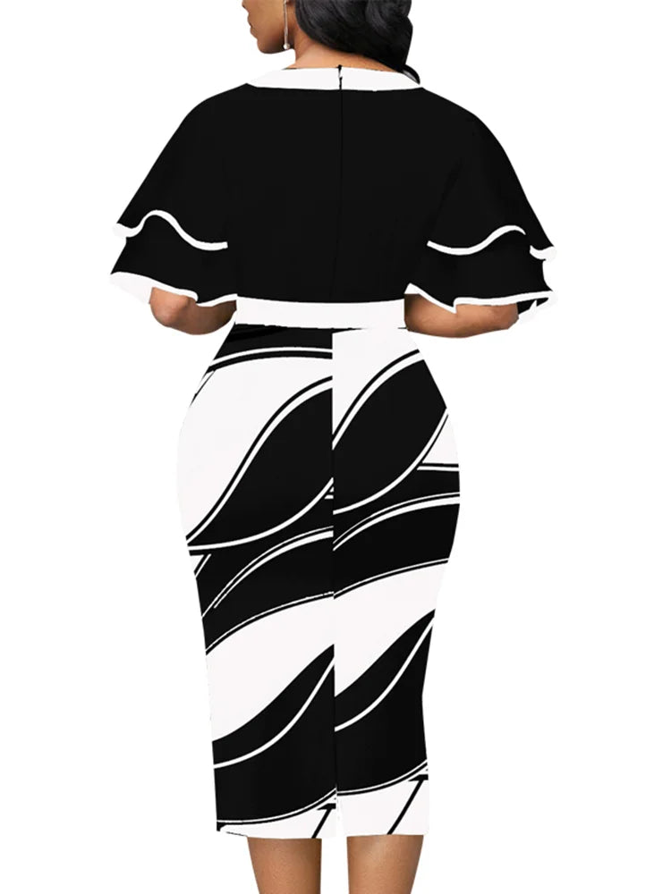 Alternate view: Women's midi robe dress