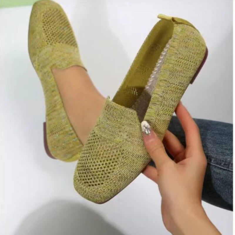 Alternate view: Women's knit ballet flats
