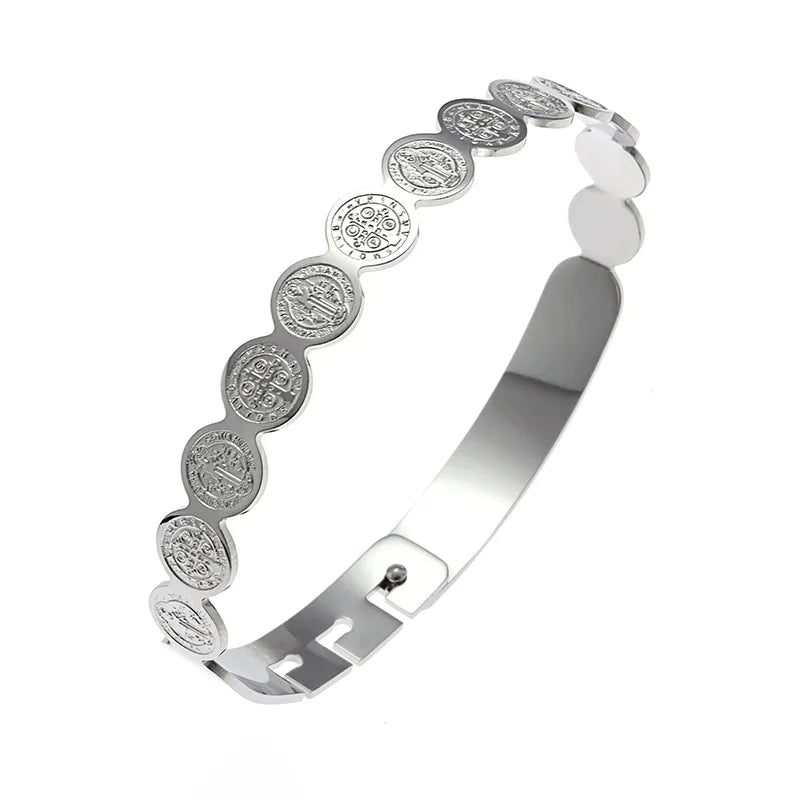 Alternate view: Women's zircon bangle bracelet