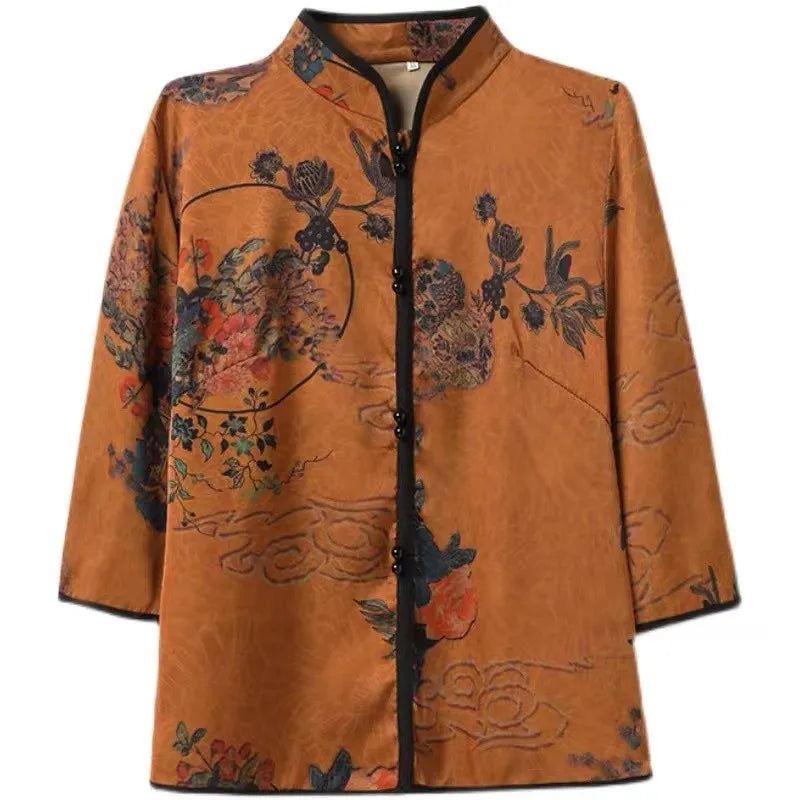 Alternate view: Women's cheongsam blouse