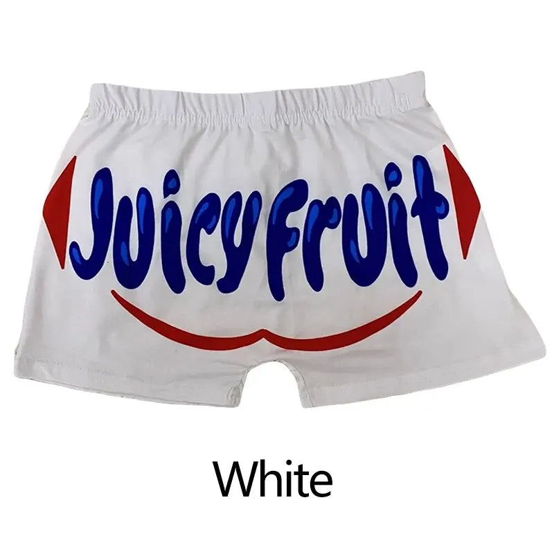Women's white emoji print shorts