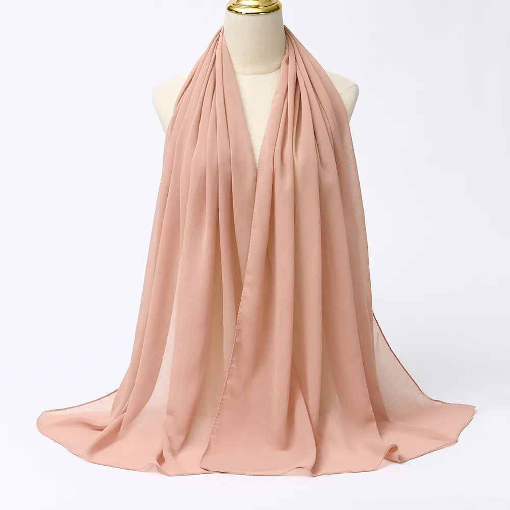 Women's dutch powder chiffon hijab scarf