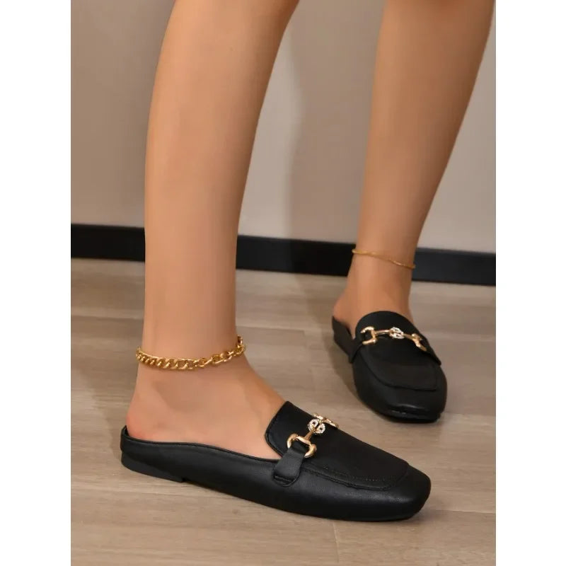 Alternate view: Women's vintage leather flats