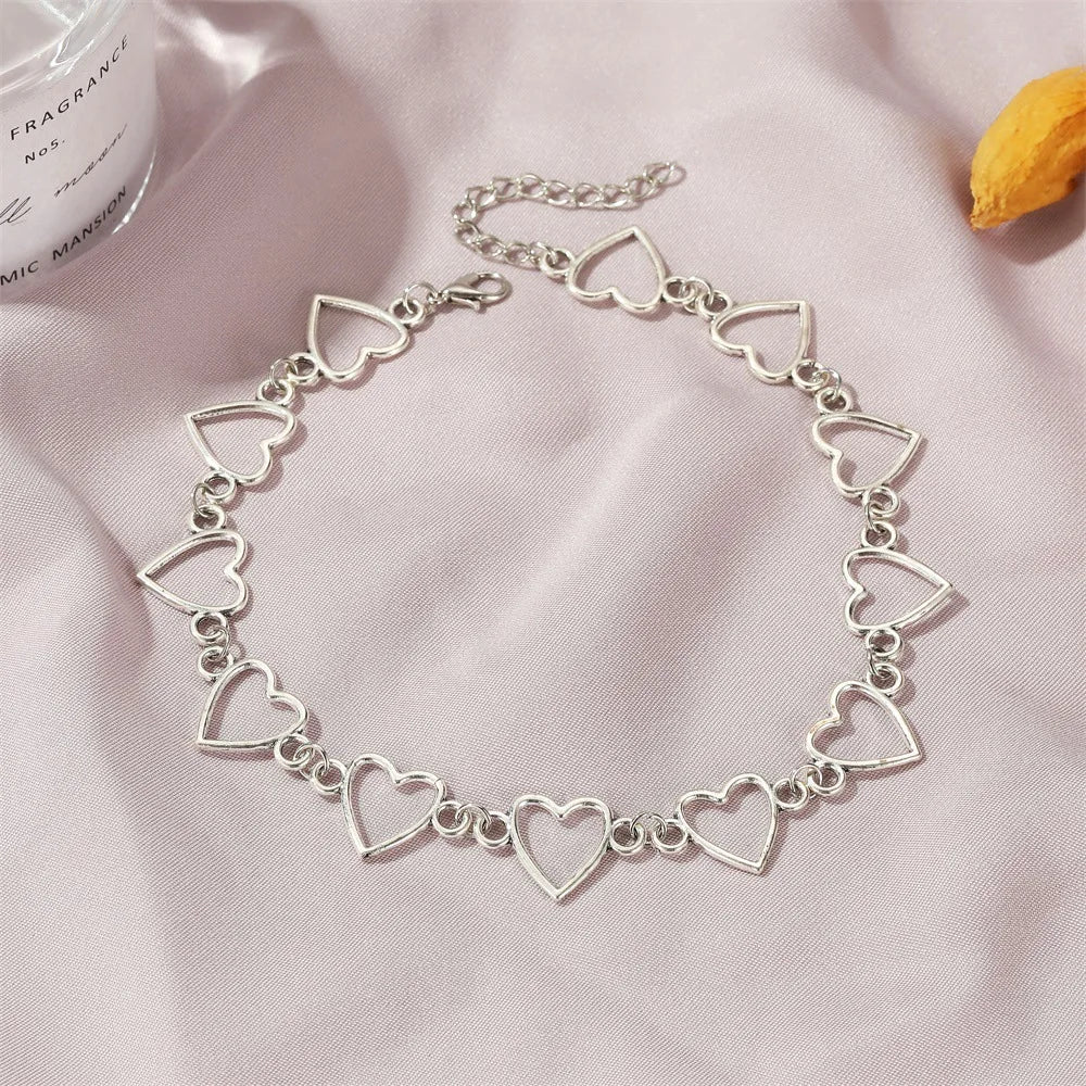 Alternate view: Women's goth metal necklace