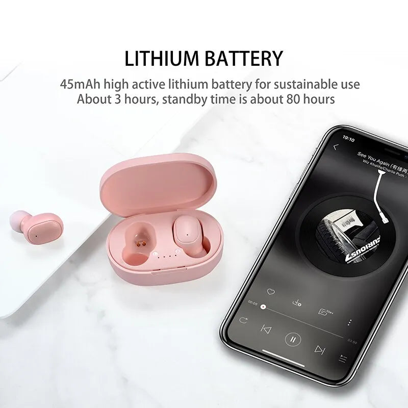 Unisex A6S bluetooth headphones: sporty sound, seamless connection