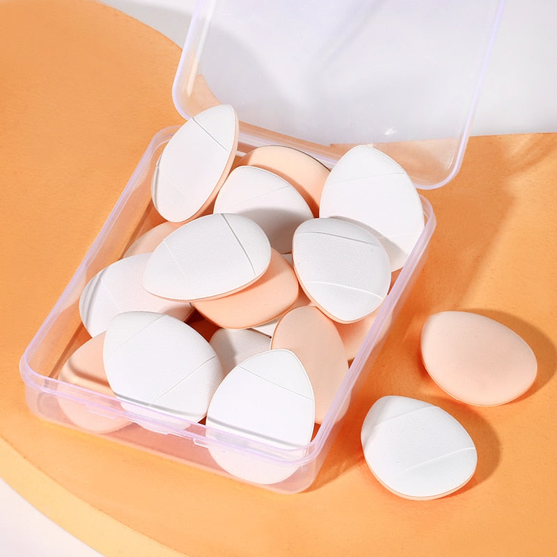 Mini finger puff sponges