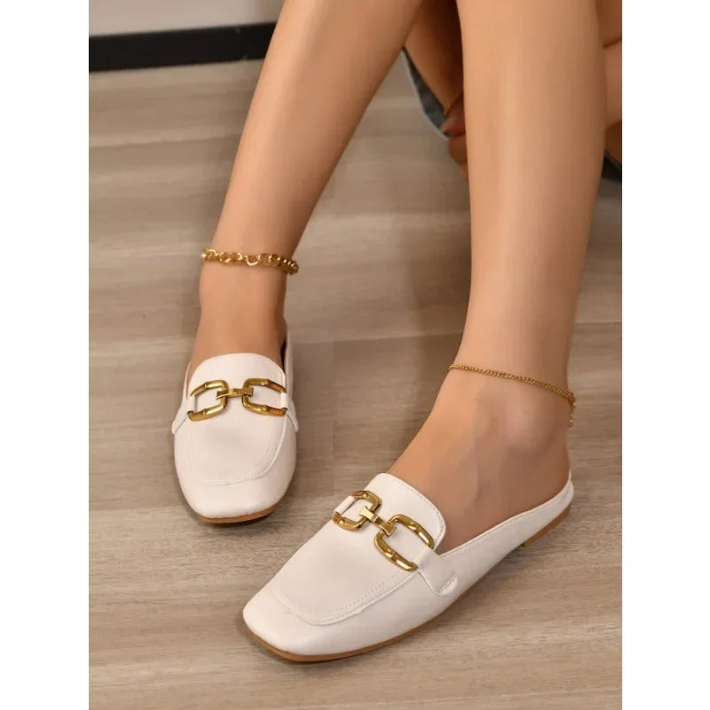Alternate view: Women's vintage leather flats