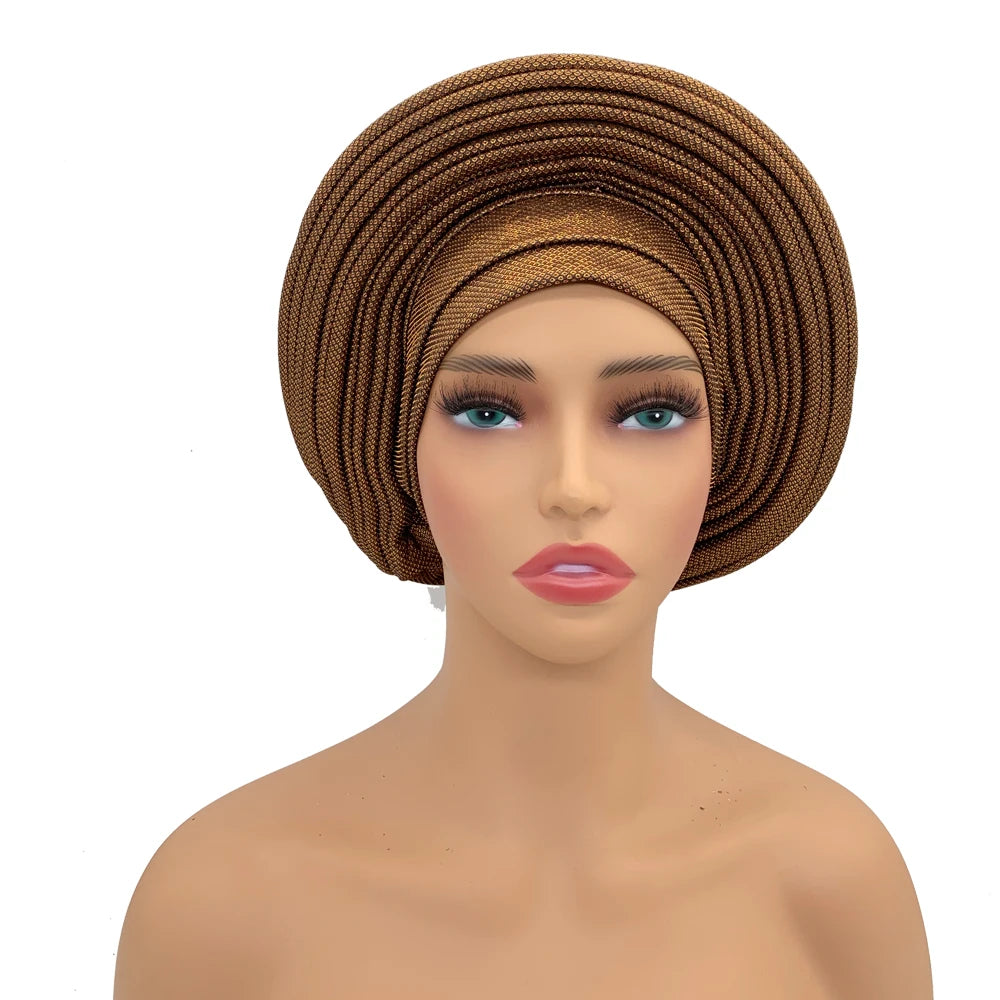 Women's coffee made turban, colors