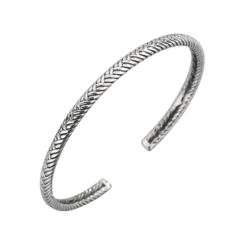 Alternate view: Women's zircon bangle bracelet
