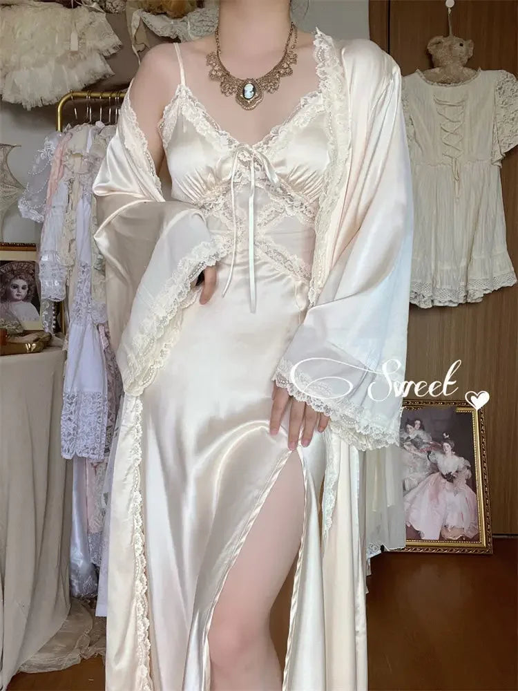 Alternate view: Women's silk lace dress