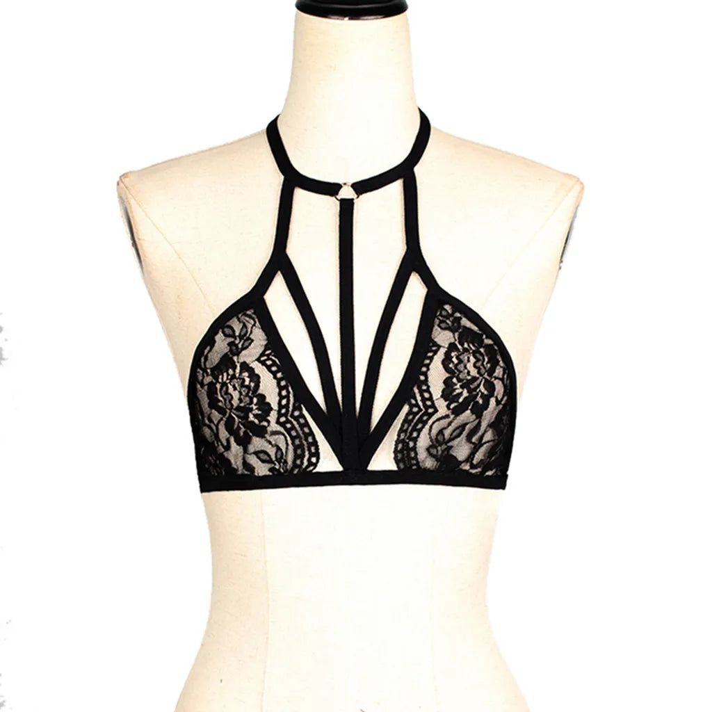 Women's sequin push up bra
