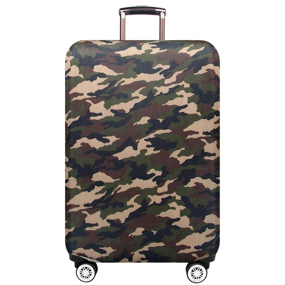 Unisex camouflage colour protective suitcase sleeve