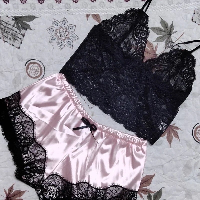 Women's pink pajama set