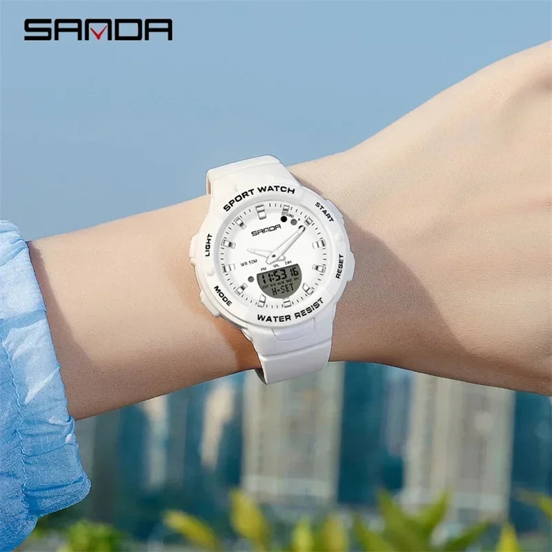 Women's analog digital sports watch - view 3