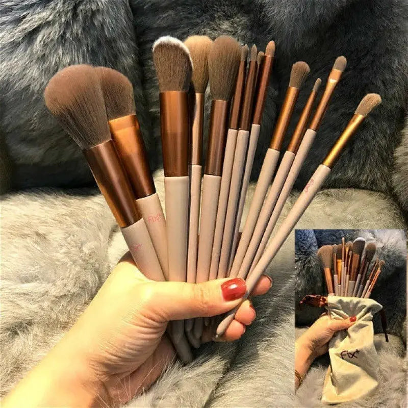 Unisex 13-Piece makeup brush set