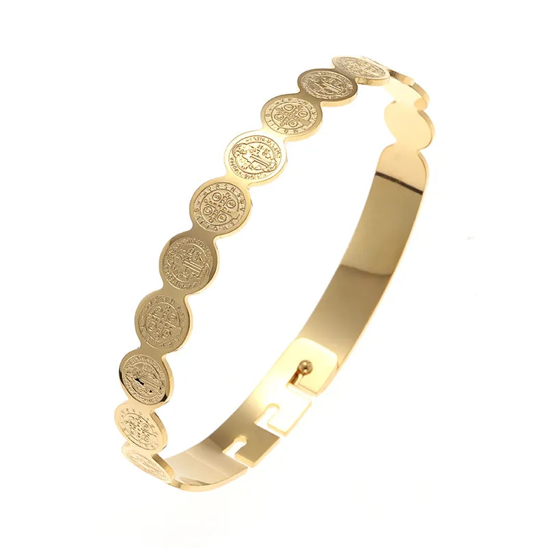 Alternate view: Women's zircon bangle bracelet