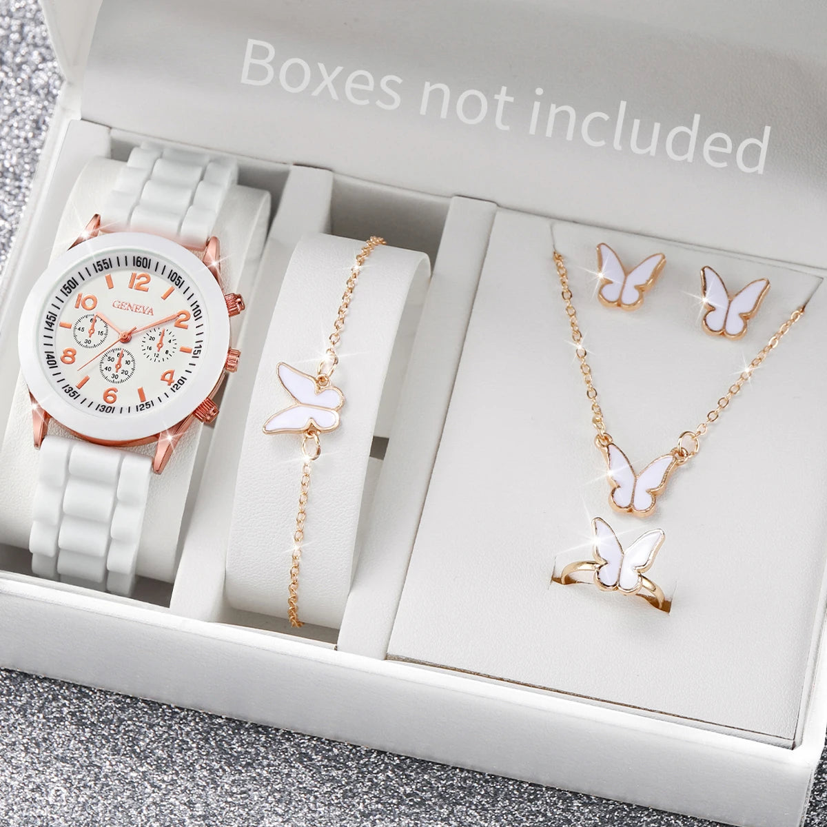 Silicone watch and jewelry gift set - view 7