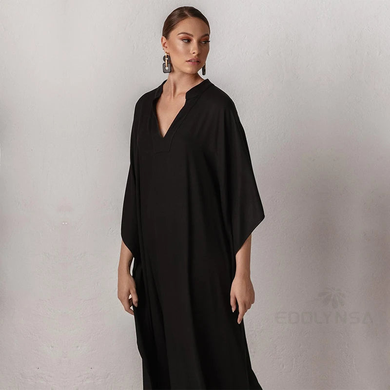 Women's black plus size dress