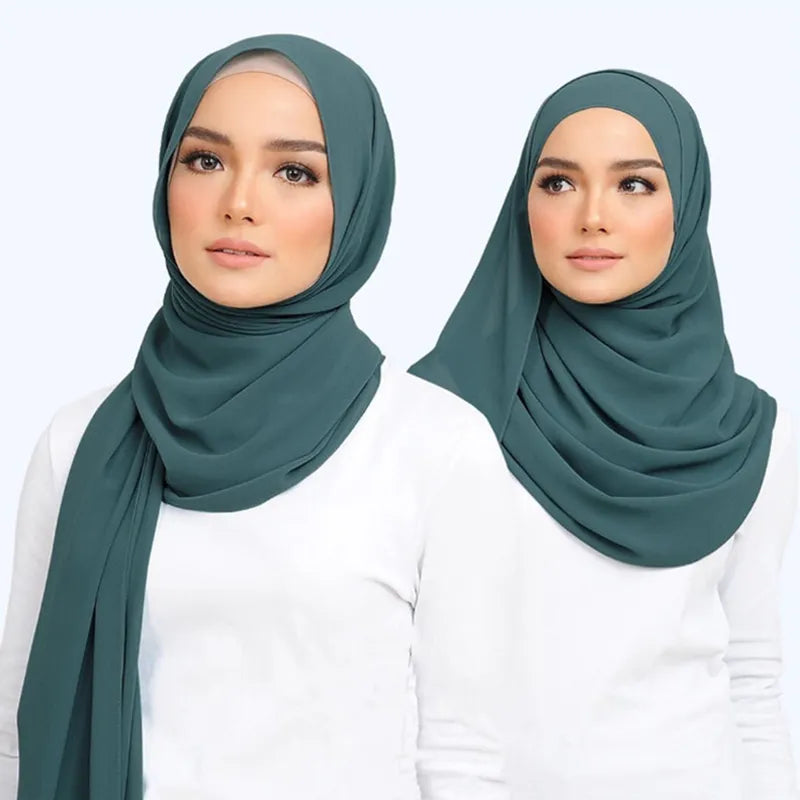 Alternate view: Women's chiffon hijab scarf