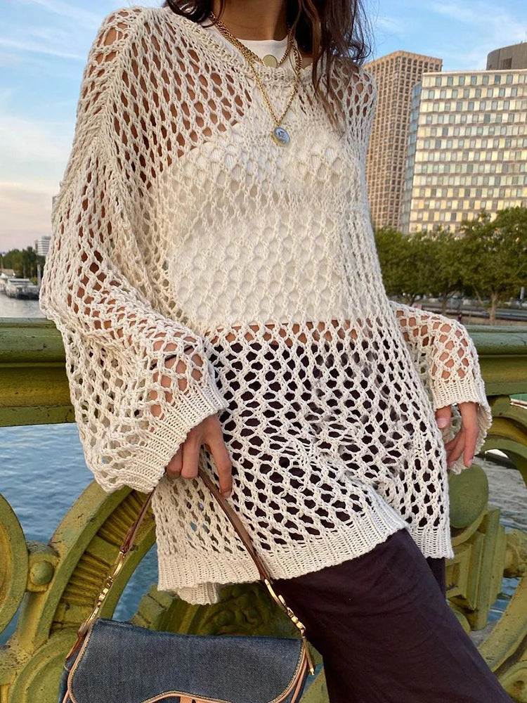Women's beige sweater