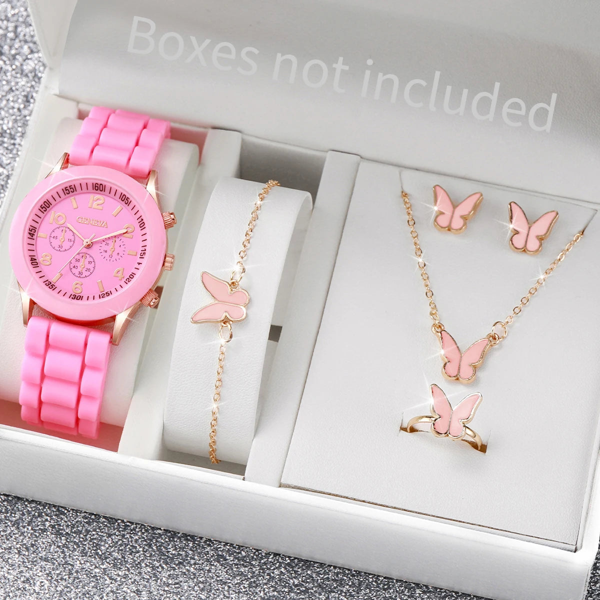 Silicone watch and jewelry gift set - view 13