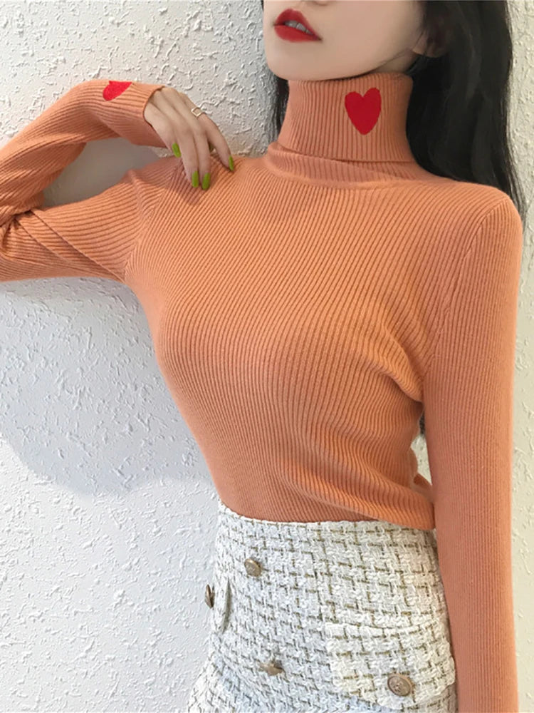 Alternate view: Women's heart sweater