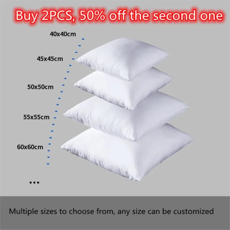 Alternate view: Cotton bounce back pillow