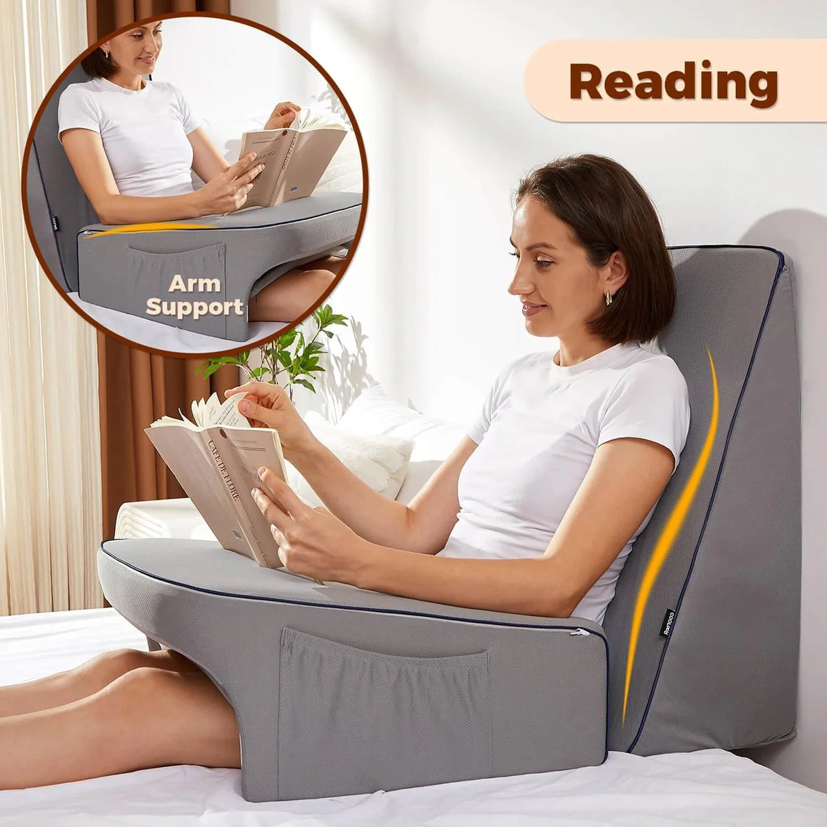 Alternate view: Memory foam lap pillow