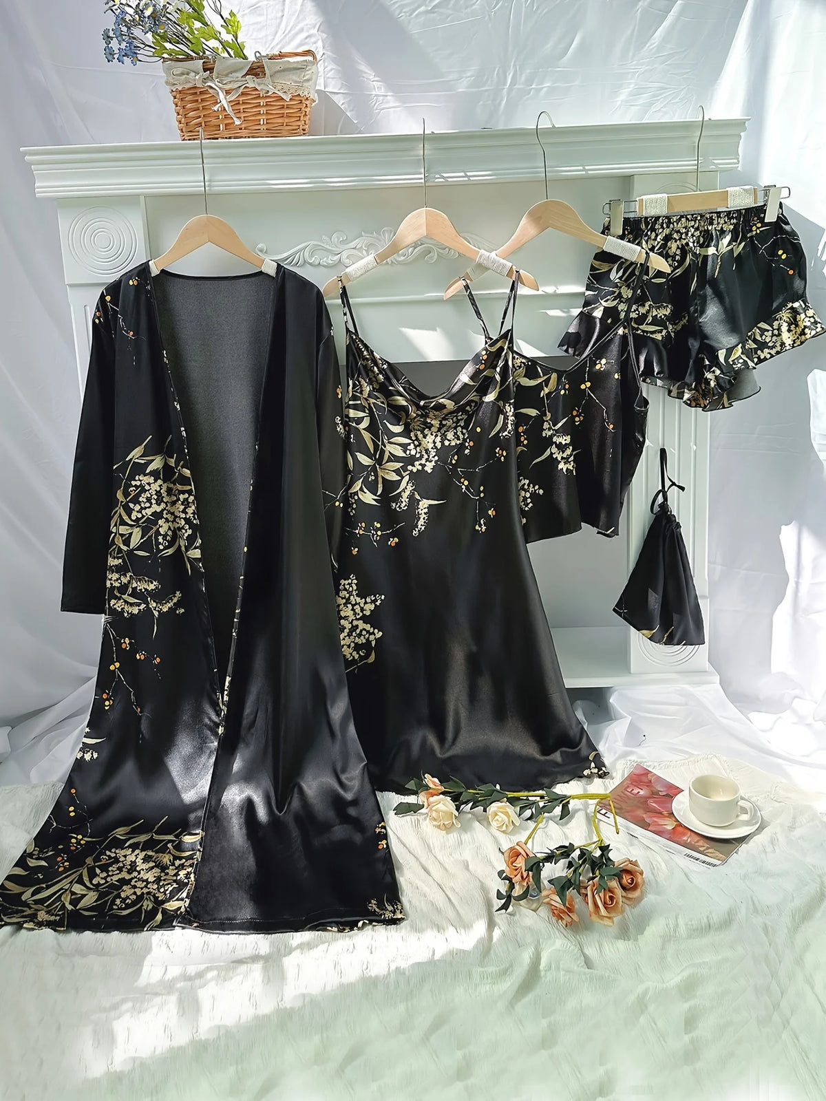 Women's black comfy & cute sleepwear