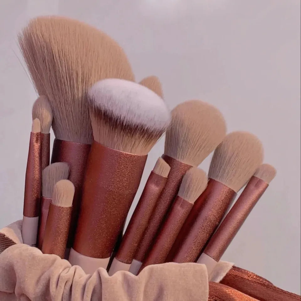 Unisex 13-Piece makeup brush set