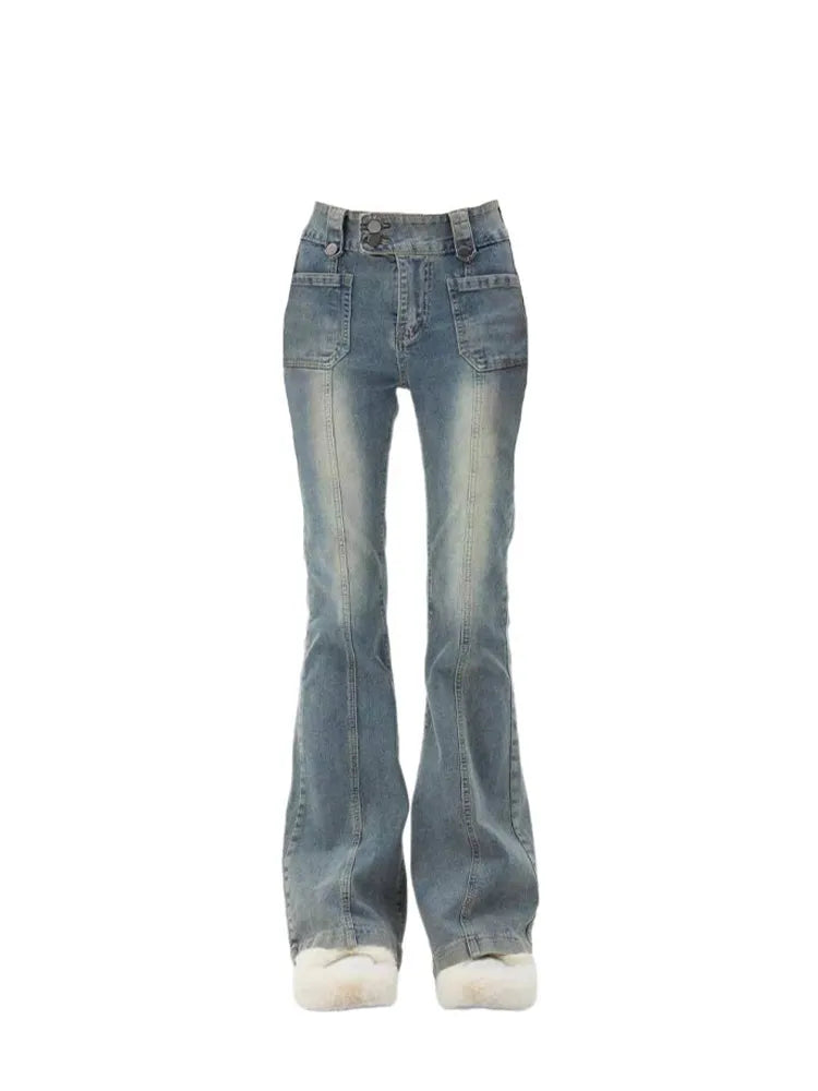 Women's bell bottom jeans