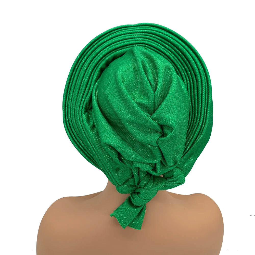 Women's made turban, colors