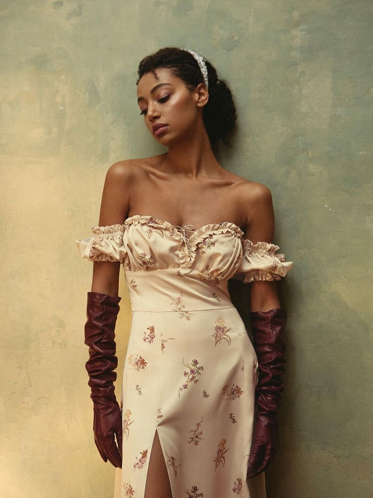 Alternate view: Women's chic floral maxi dress