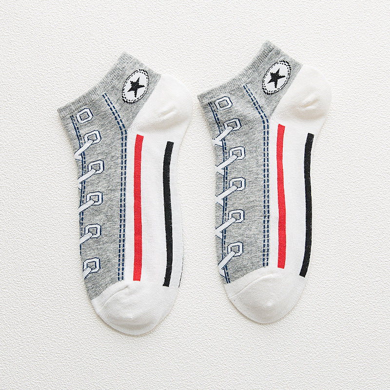 Low Cut Cotton Boat Socks - view 8