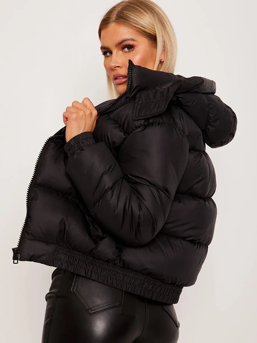 Alternate view: Women's hooded down jacket