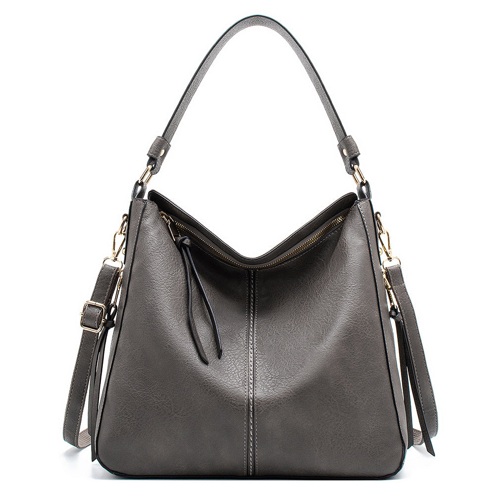 Women's light grey hobo bags