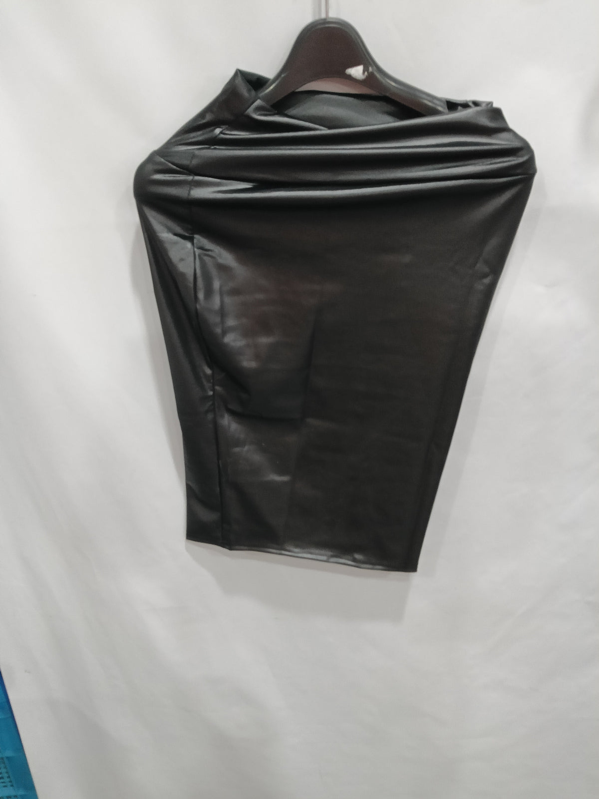 Women's faux leather skirt